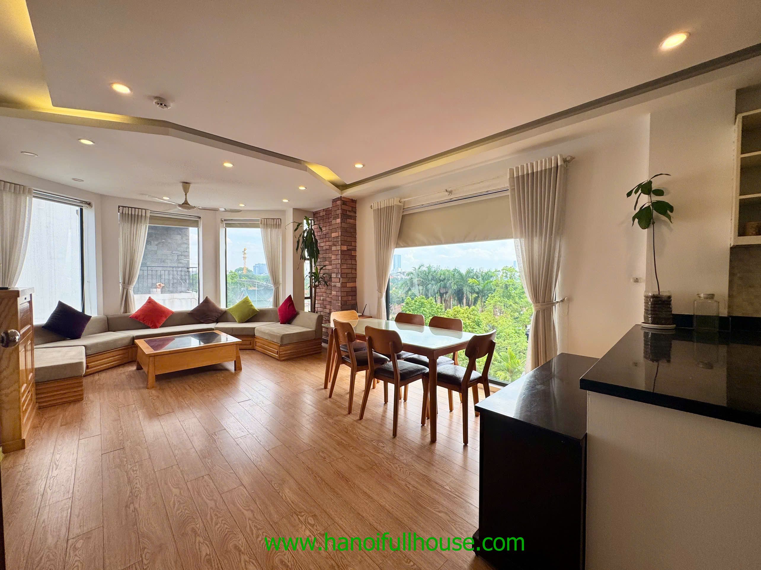 Apartment with 2 bedrooms, lots of light in Tay ho to rent