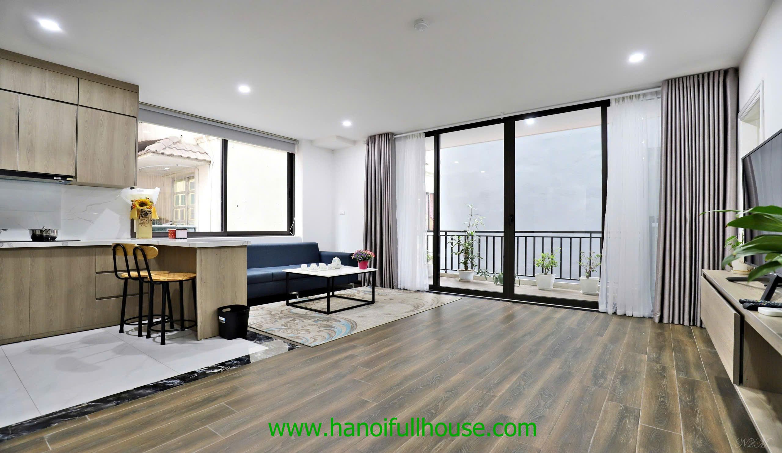 Căn hộ 1 phòng ngủ, hiện đại ở đường Tô Ngọc Vân cho thuê