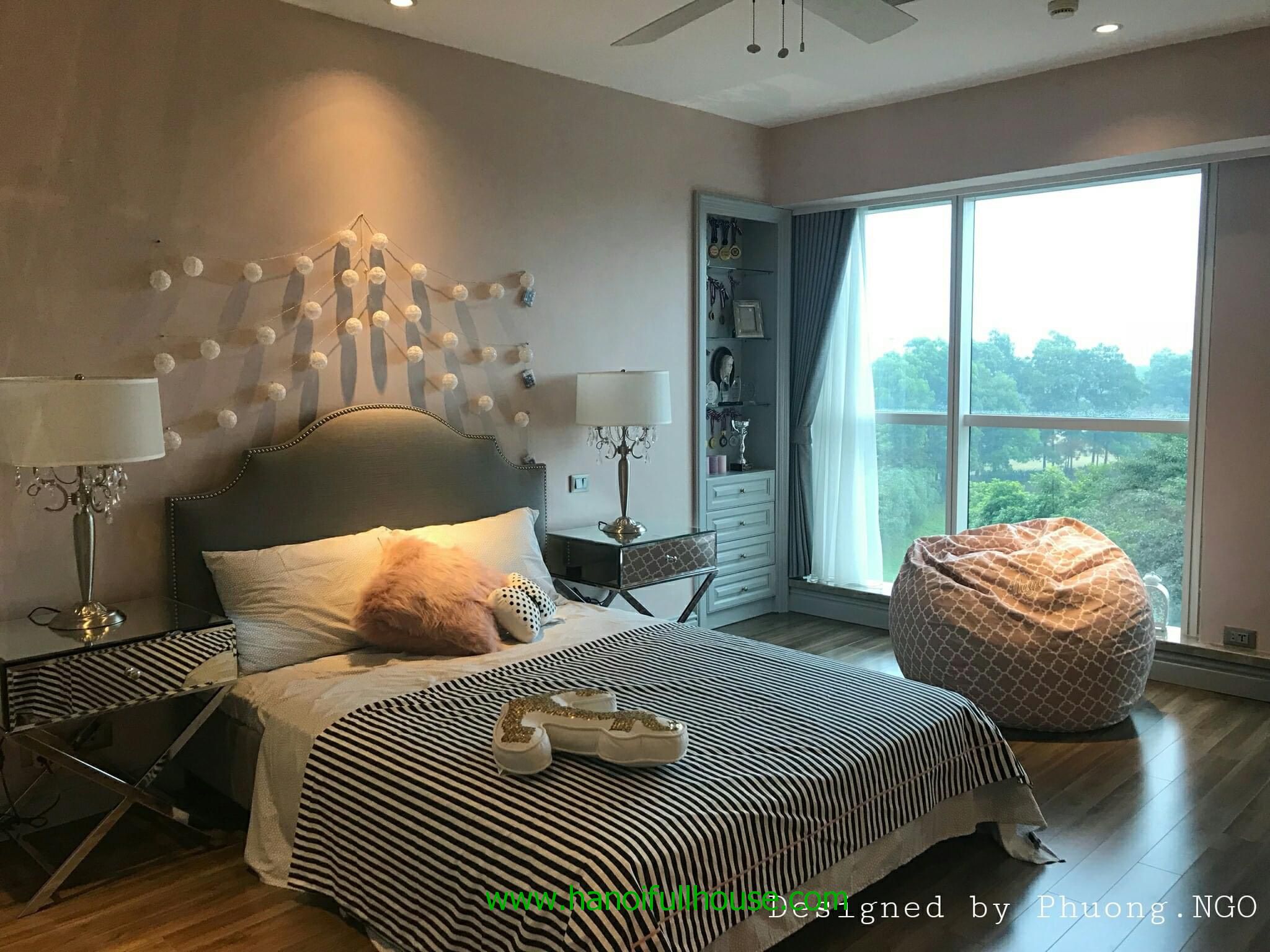Well designed 4 bedroom apartment in Ciputra-Hanoi