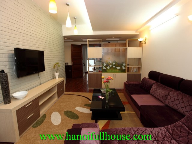 Professional serviced- apartment with 1 bedroom, fully furnished, elevator in Hanoi center
