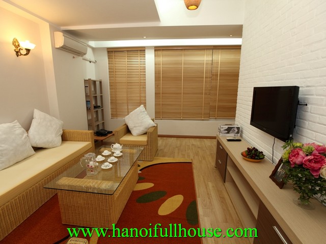 Fully furnished serviced apartment with 1 bedroom for rent nearby Hoan Kiem lake, Hanoi