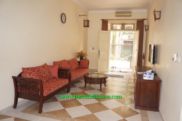 Find villa in Ciputra Hanoi for rent, a cheap villa with 4 BRs, furnished, price is 1000$/month