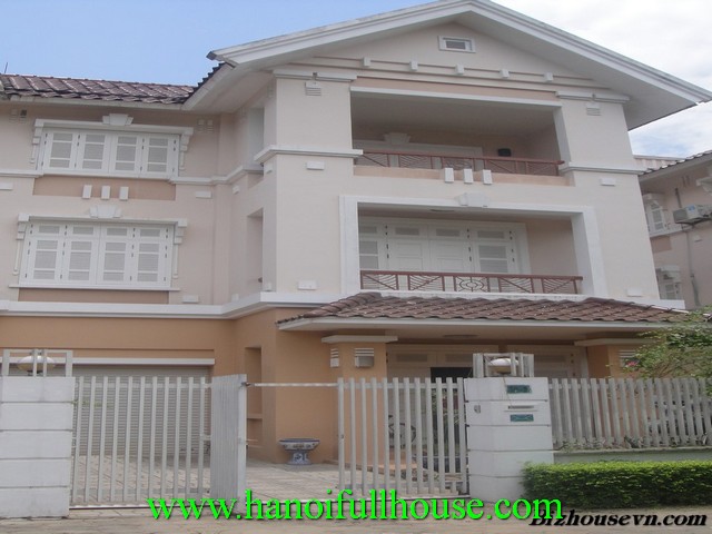 Fully furnished villa with 4 bedroom for rent in Hanoi ciputra urban, Tay Ho dist