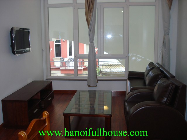 Fully furnished serviced apartment has 1 bedroom for rent in Cat Linh street, Dong Da dist, Ha Noi, Vietnam
