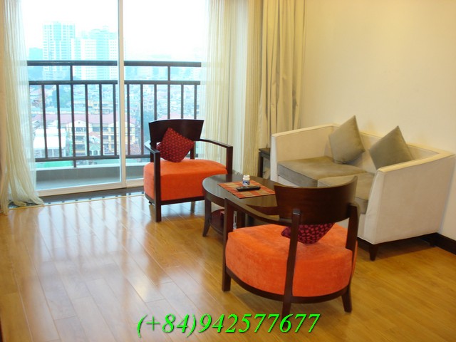 beautiful apartment for rent in Hoa Binh green building in Duong Buoi street, Ba Dinh district, Ha Noi, Vietnam