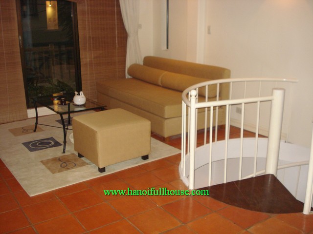 Find one bedroom serviced apartment rental in Truch Bach, Ba Dinh dist, Ha Noi