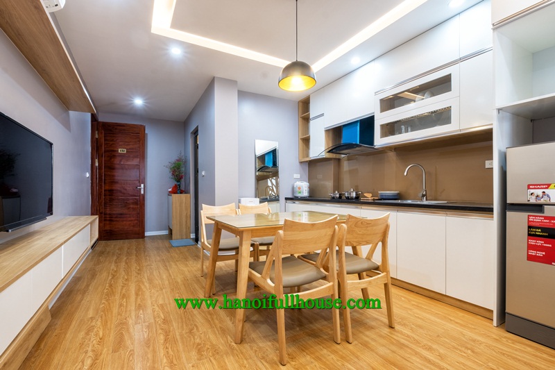 High quality and comfortable service apartment for rent on Linh Lang street