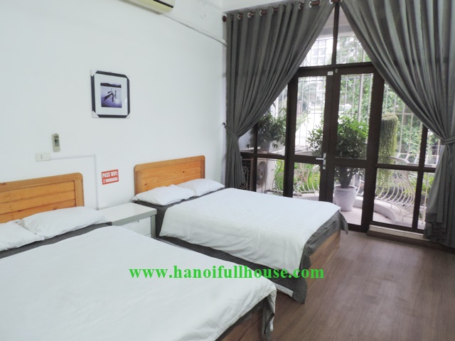 Big balcony, very beautiul apartment for rent in Tay Ho, Hanoi