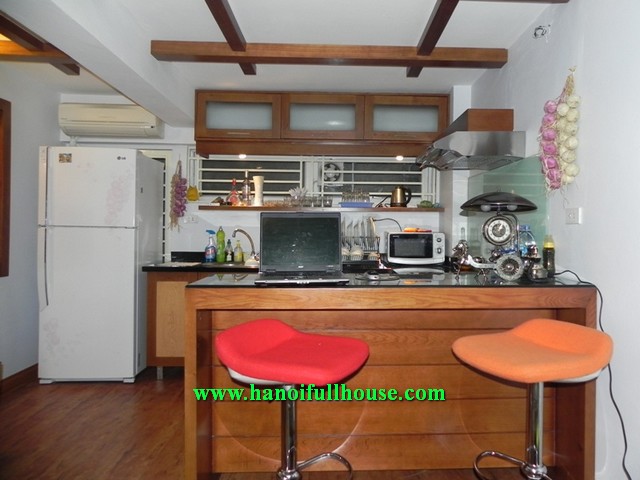 Perfect serviced apartment with 1 bedroom for rent in Tran Phu street, Ba Dinh dist, Ha Noi