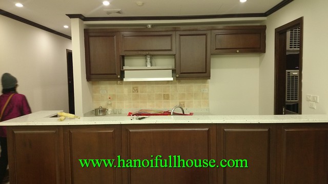 A modern apartment on a high-rise building in Ba Dinh dist for rent