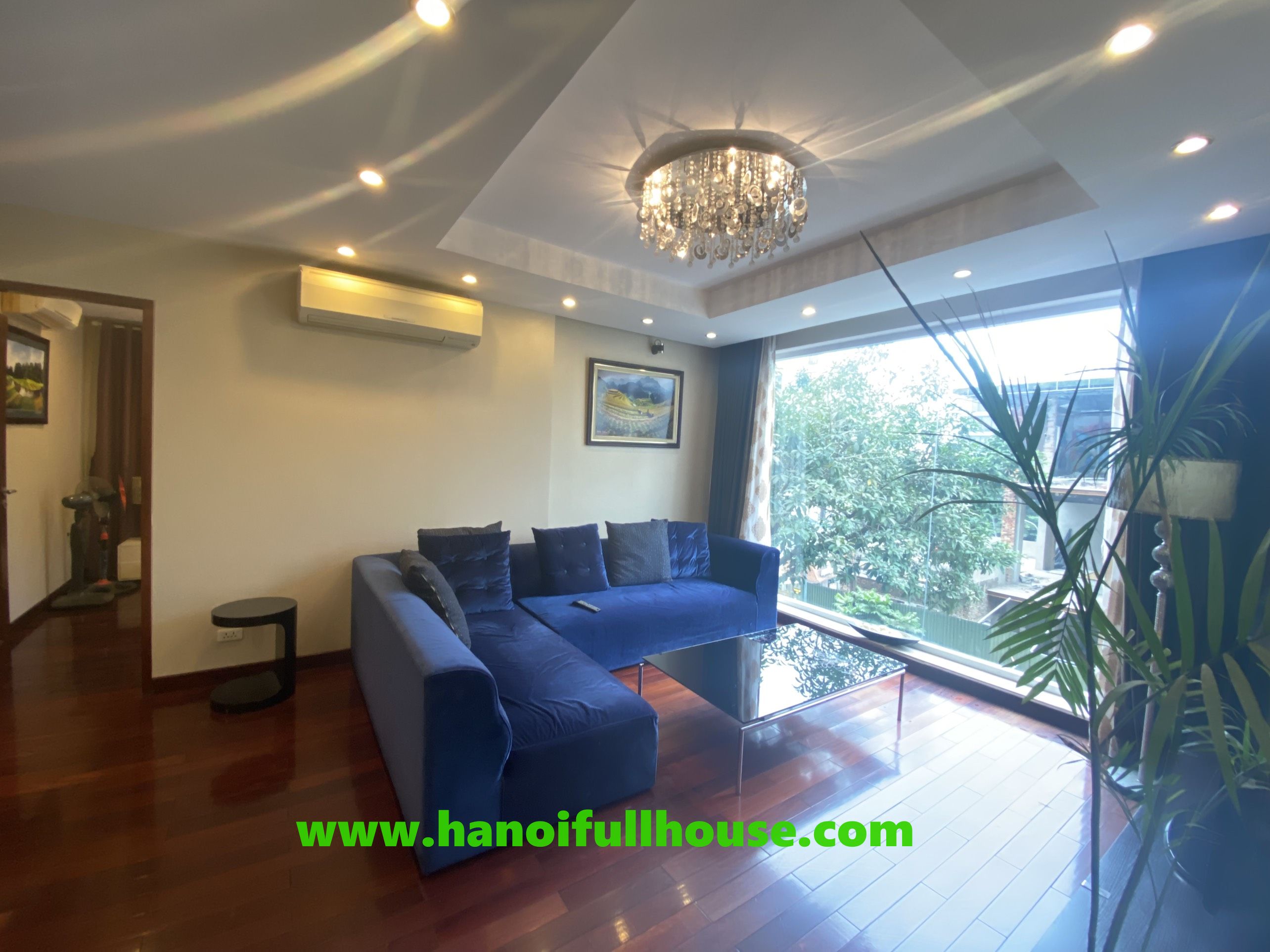 Modern & spacious 2-BR serviced apartment in the heart of Tay Ho