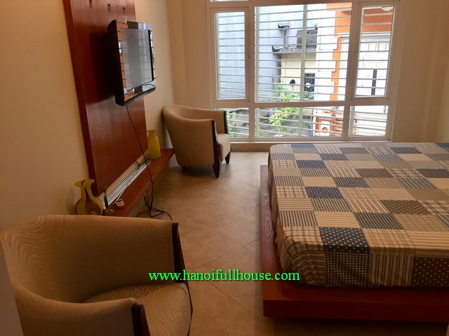 Nicely furnished 2 bedroom house in Nguyen Thai Hoc street, Ba Dinh dist