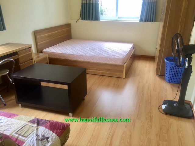 Bright serviced apartment for rent in Ba Dinh, 01 bedroom, furnished, full service apartment