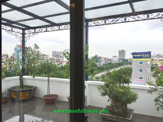 Big terrace serviced apartment-1 bedroom, Western designed style, 55 sqm, modernly furnishd