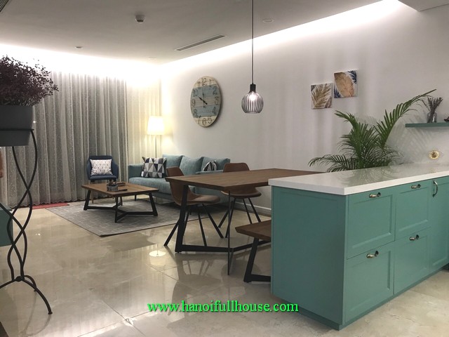 An extremely attractive design apartment with 3 bedrooms in Tay Ho district for foreigners to move in immediately