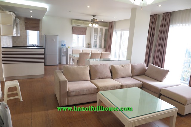 Super nice apartment with large balcony and nice furniture for rent.