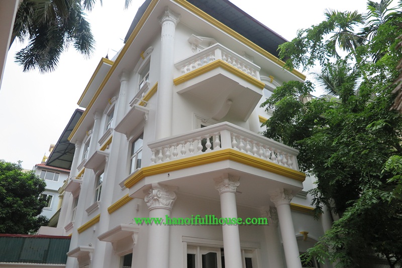 Garden villa with six bedrooms for rent in Westlake, Tay Ho, Ha Noi