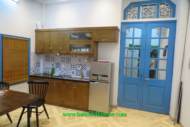 Two bedroom house with fully furnished in Ba Dinh. New house has plenty of light