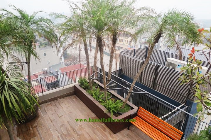 Căn hộ Duplex siêu xinh, hoàn toàn mới với tầm nhìn trọn cầu Nhật Tân cho thuê ở Tây Hồ