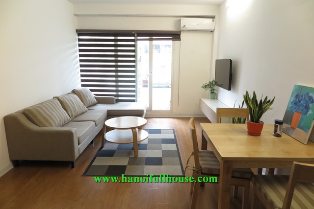 The one bedroom apartment on To Ngoc Van street for rent.