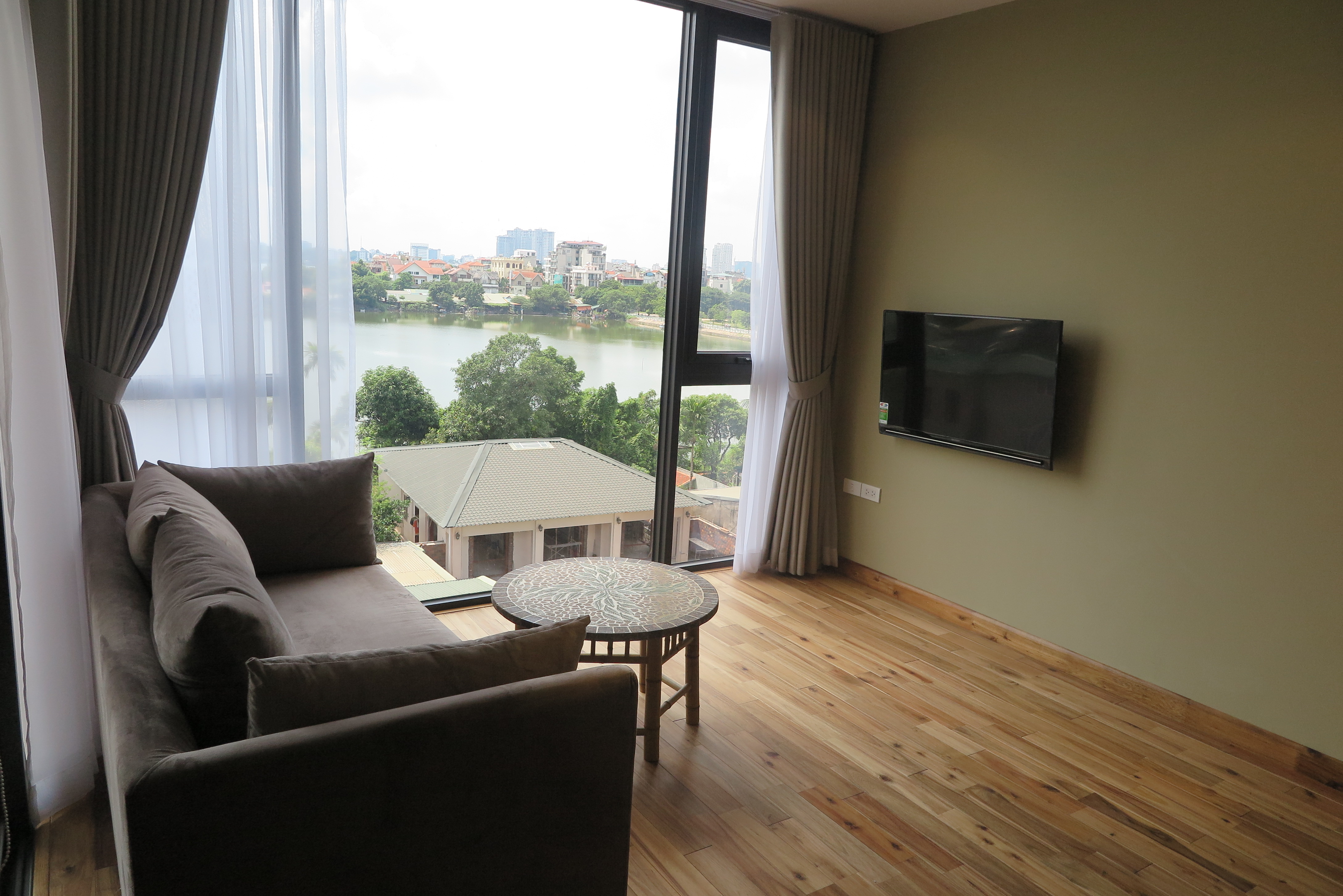 Hanoi flat in Tay Ho with West lake view, balcony