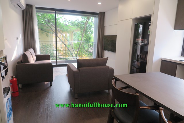 One bedroom apartment on To Ngoc Van street, large balcony, nice decoration for rent.