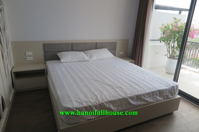 Amazing service apartment, one bedroom, nice balcony, brand new furniture for rent now.