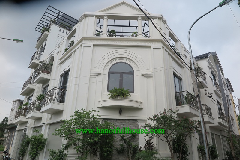 Brand new house on Ngoc Thuy street, unfurnished, suitable for office, kindergarten school.