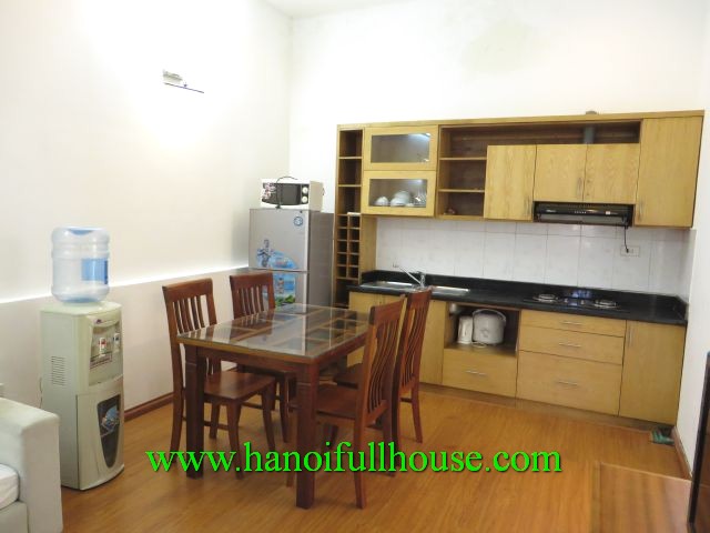 Cheap serviced apartment in Truc Bach lake area for rent