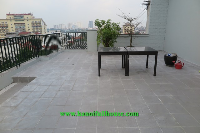 An amazing apartment on To Ngoc Van has 4 bedrooms with great design for lease.