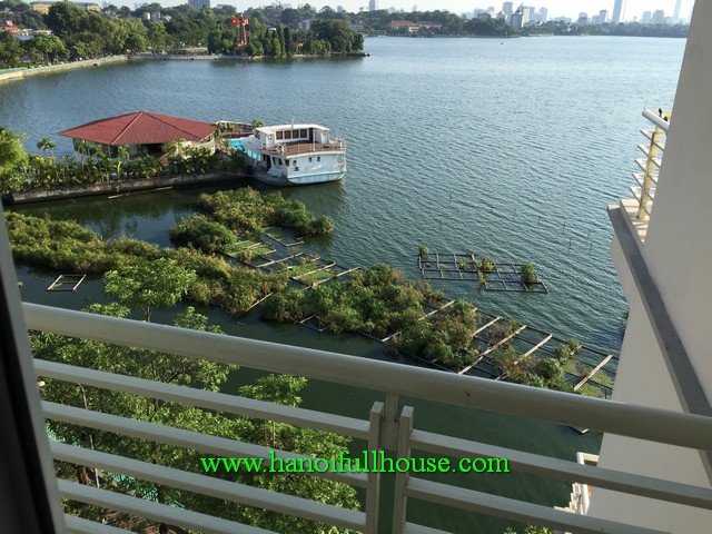 A serviced apartment in Yen Phu village with lake view for rent