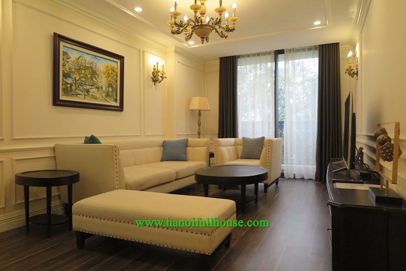 Cho thuê căn hộ dịch vụ 2 phòng ngủ phong cách Nhật thiết kế sang trọng tại trung tâm quận Hai Bà Trưng