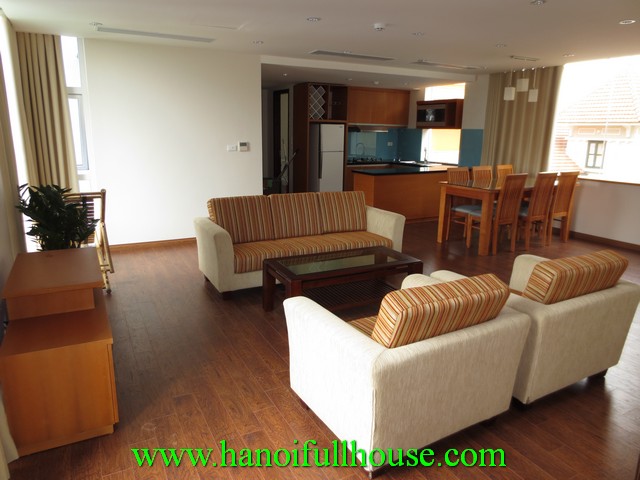 Fully furnished serviced apartment for rent in Dang Thai Mai street, Tay Ho dist, Hanoi, Vietnam