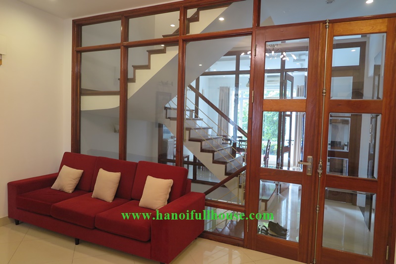 A modern five-bedrooms house with elevator, a lot of light in Dang Thai Mai for lease
