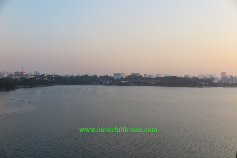 Lake view service apartment, 02 bedrooms on Lang Yen Phu street, Tayho district.