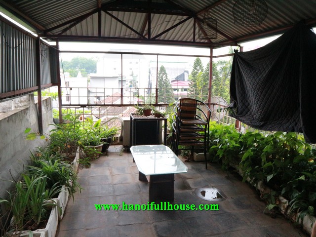 Nice house for rent on Tran Phu street, Ba Dinh dist, 5 bedrooms with en-suite.