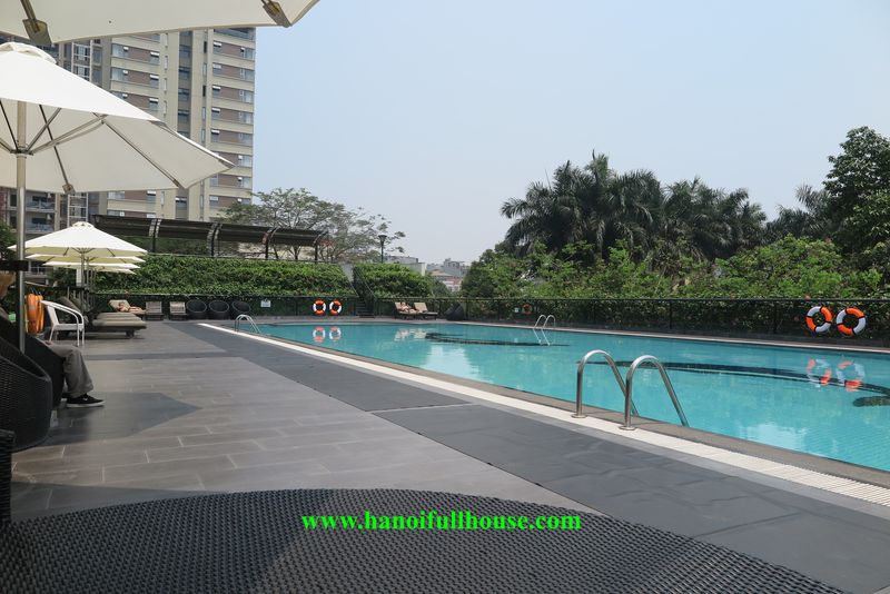 3-bedrooms serviced apartment for rent in Elegant Suites Tower - Dang Thai Mai, Tay Ho for rent