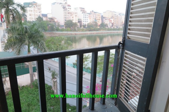 Super nice villa on Quang An street, facing West Lake, modern design and decoration.