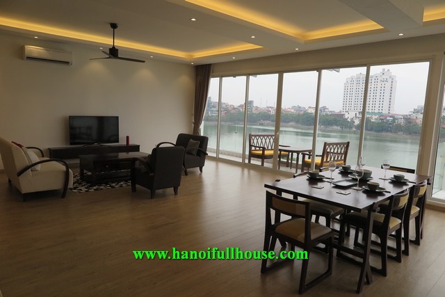 Luxury apartment on Quang An street, 3 bedrooms, good quality furniture and equiment for rent.