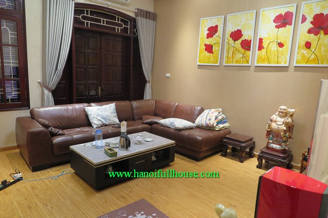 A modern five bedroom house in Ba Dinh- Ha Noi to rent
