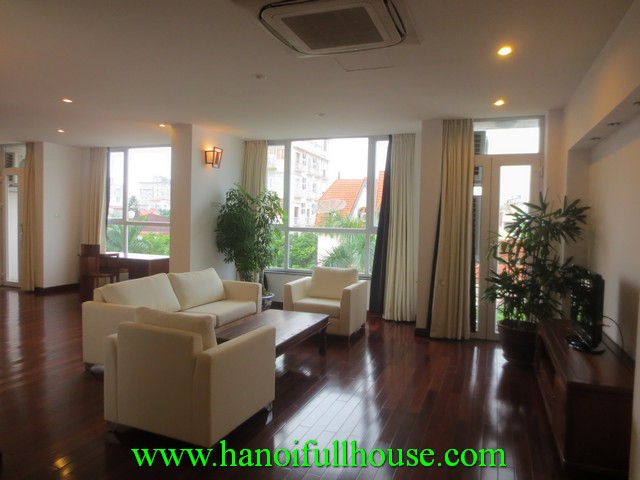 Rental beautiful serviced apartment with 2 bedrooms in tay ho street, tay ho dist, ha noi, viet nam