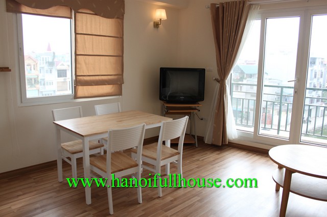 A bright serviced apartment for teacher rent in Ba Dinh, Ha Noi