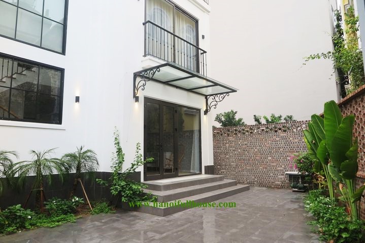 Beautiful, brand new garden house with 4 bedrooms, Red river view for rent in Tay Ho
