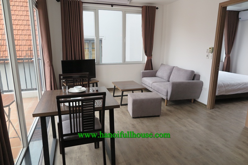Great apartment with big balcony, private bedroom, nice decor for rent.