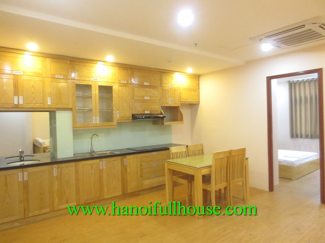 New serviced apartment, 2 bedroom, elevator, parking and security guard in Giang Vo, Ba Dinh