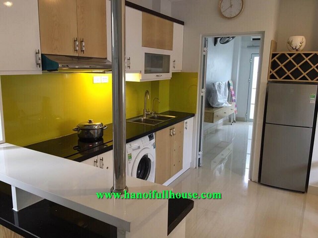 New serviced apartment 2 bedroom, open view and balcony in Hoan Kiem for rent