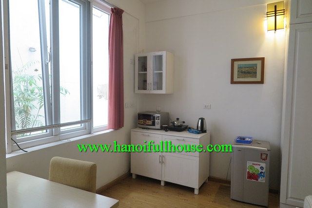 Nice studio serviced apartment in Hanoi downtown, furnished, free all service