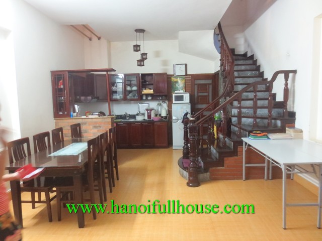 Ba Dinh housing rental. 3 bedroom house with full furniture