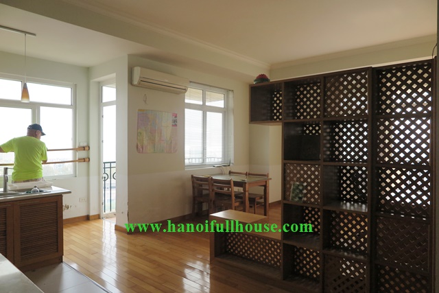 Spacious apartment to lease in Ba Dinh, Hanoi, beautiful view