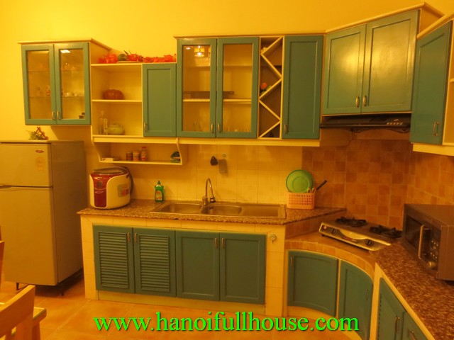 House in Badinh dist for rent. 3 bedroom, 3 bathroom, furnished, nice terrace house